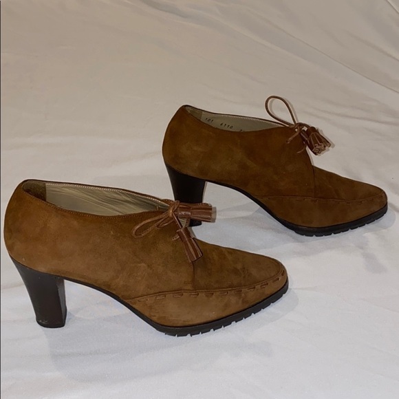 *HOST PICK* VINTAGE GUCCI BOOTIES BROWN SUEDE 7.5 - Picture 7 of 12